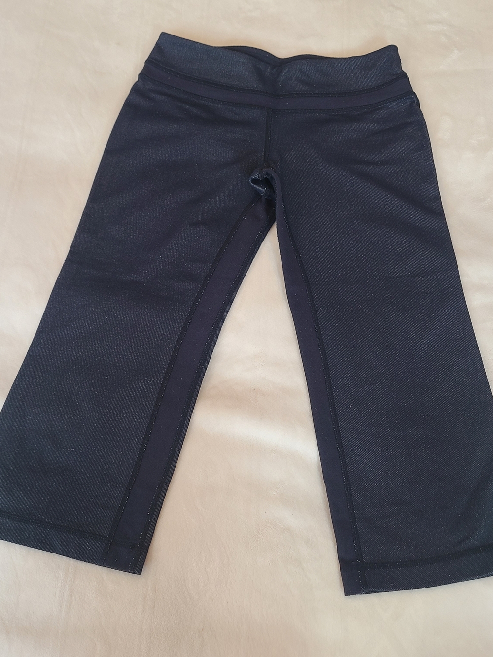 lululemon athletica Navy Blue Crop Leggings